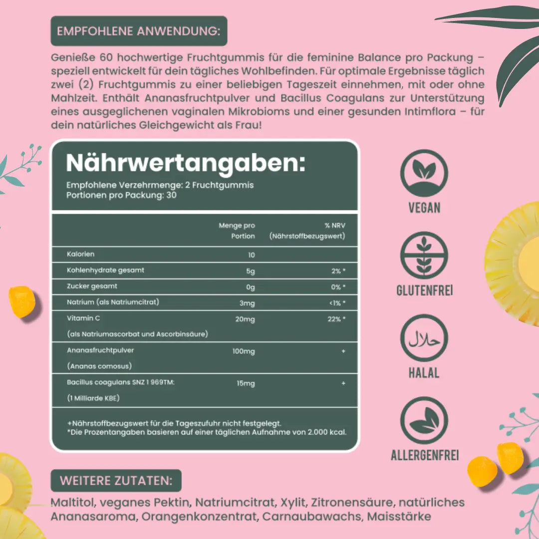 Floreva® Balance Gummies - Dein tägliches Ritual für innere Balance & Wohlbefinden